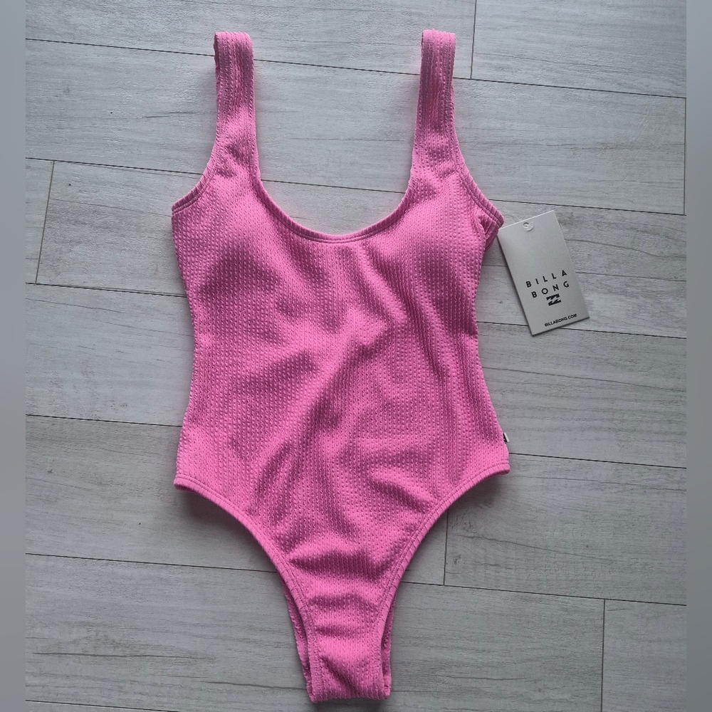 BILLABONG NEW Bayside Ribbed One Piece Swimsuit